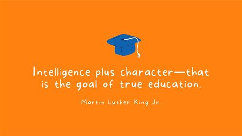 Intelligence plus character
